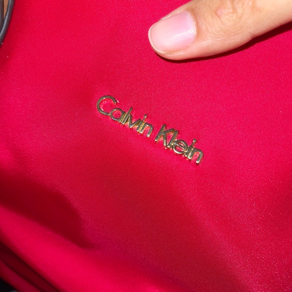 Calvin Klein Red Tote Bag - Picture 3 of 6